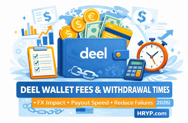 Deel Wallet fees and withdrawal times explained (FX, payout speed) – HRYP.com